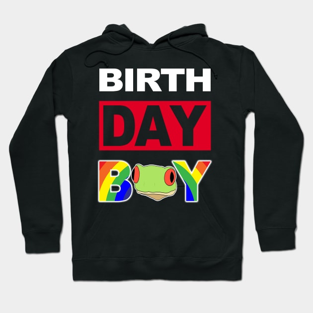 Birth Day Boy Hoodie by cerylela34